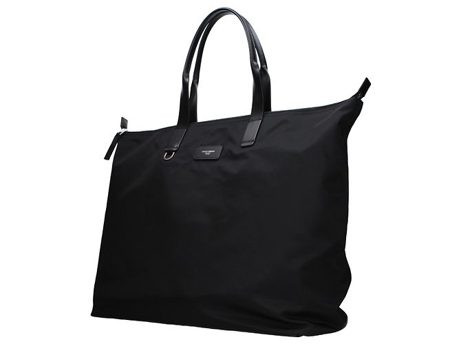 Dolce & Gabbana Borsa a tracolla in nylon nero - vista 2