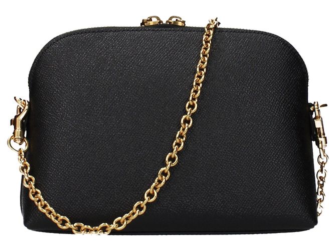 Dolce & Gabbana Black Leather Shoulder Bag - view 3