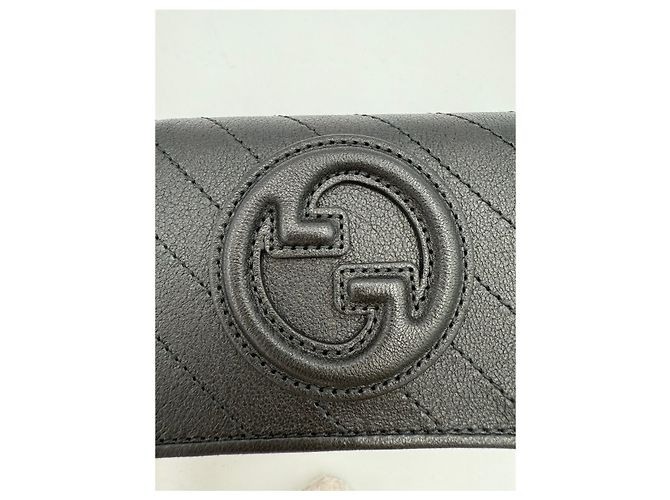 Cartera compacta GUCCI GG BLONDIE Black - vista 3