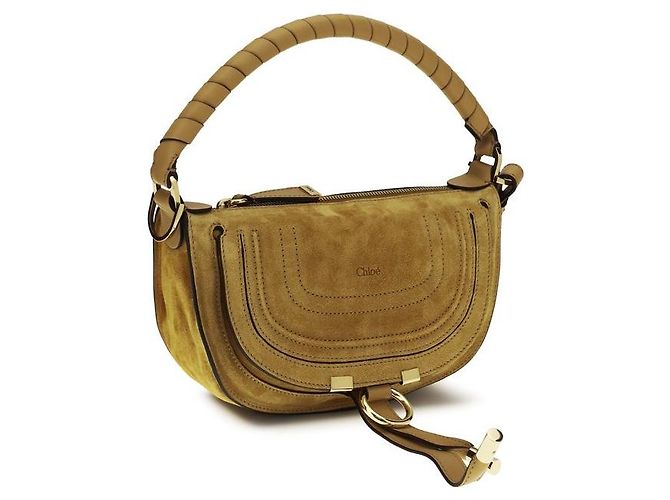 Chloé Sac à épaule Bos Taurus en cuir de veau marron - vue 2