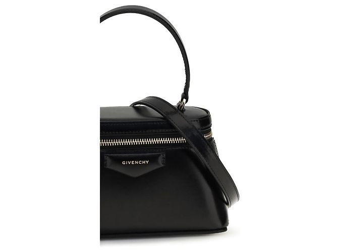 Givenchy Borsa Bos Taurus in pelle di vitello nera - vista 4