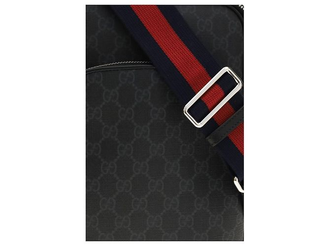 Gucci Sac à épaule en polyuréthane noir - vue 4