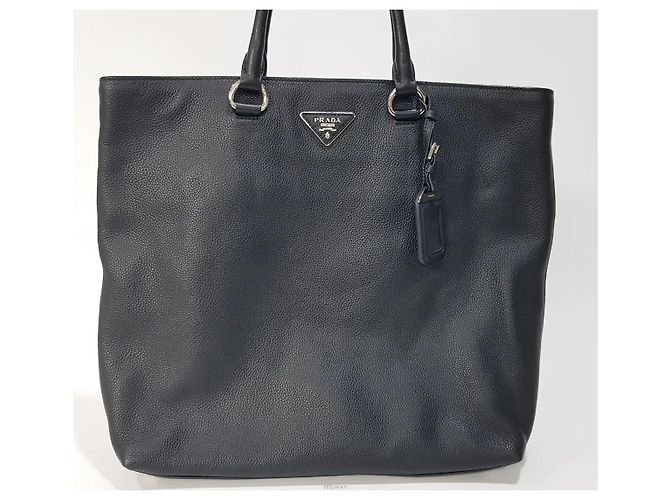 Prada Borsa a Tracolla Tote Vitello Daino - vista 2