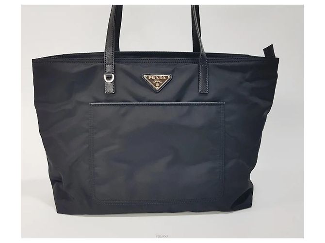 Borsa Shopper Bella Prada Nera in Pelle - Ansicht 2