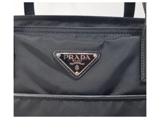 Borsa Shopper Bella Prada Nera in Pelle - Ansicht 3