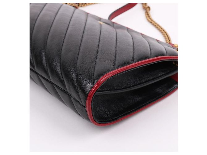 Gucci Borsa a tracolla GG Marmont Medium Chain - vista 10