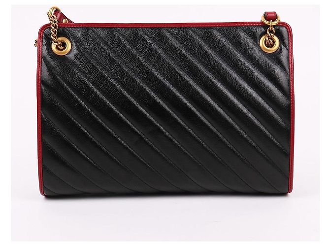 Gucci Borsa a tracolla GG Marmont Medium Chain - vista 5