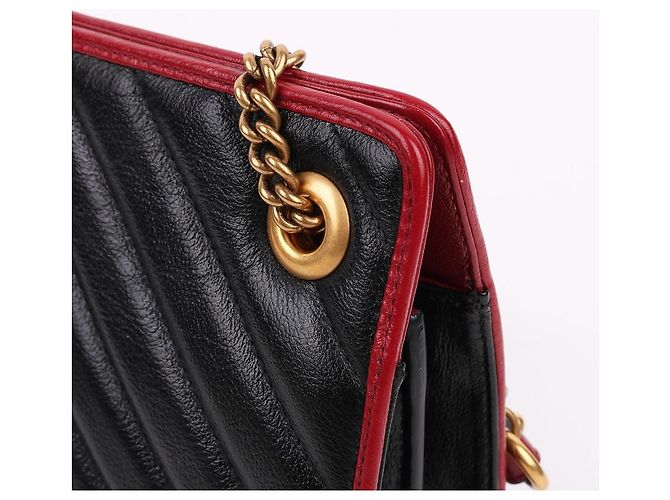 Gucci Borsa a tracolla GG Marmont Medium Chain - vista 6