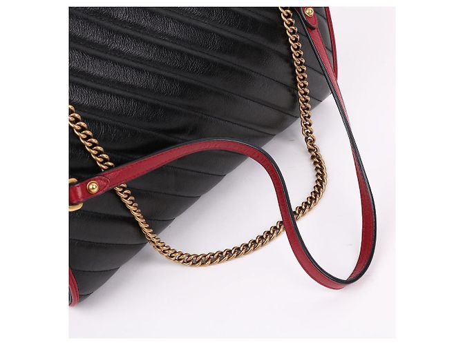 Gucci Borsa a tracolla GG Marmont Medium Chain - vista 7