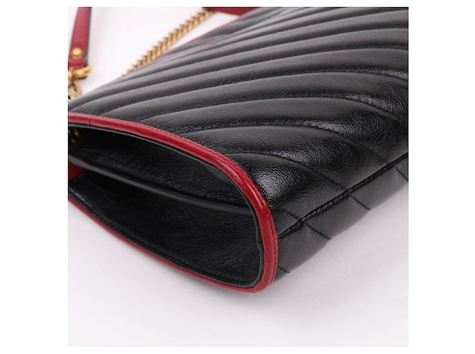 Gucci Borsa a tracolla GG Marmont Medium Chain - vista 9