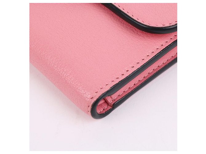 Dior Carteira com aba rosa com ferragens douradas - vista 8