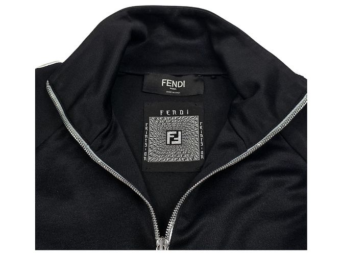 Fendi Giacca con zip Side Line - vista 4