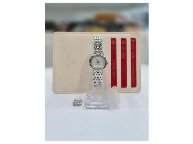 Omega Prestige Diamond Quartz Damenuhr - Ansicht 8