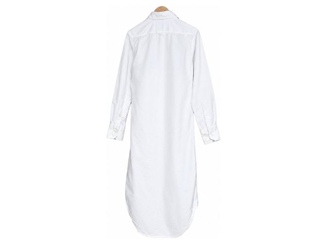 Thom Browne Abito camicia lungo Oxford a righe nascoste da donna - vista 2