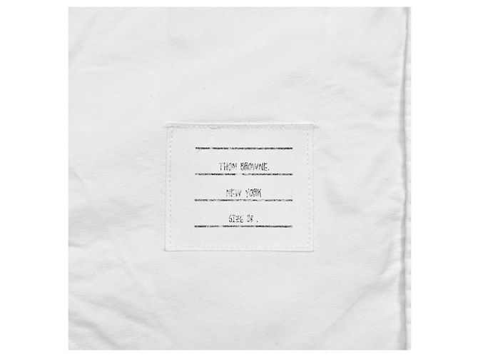 Thom Browne Abito camicia lungo Oxford a righe nascoste da donna - vista 3