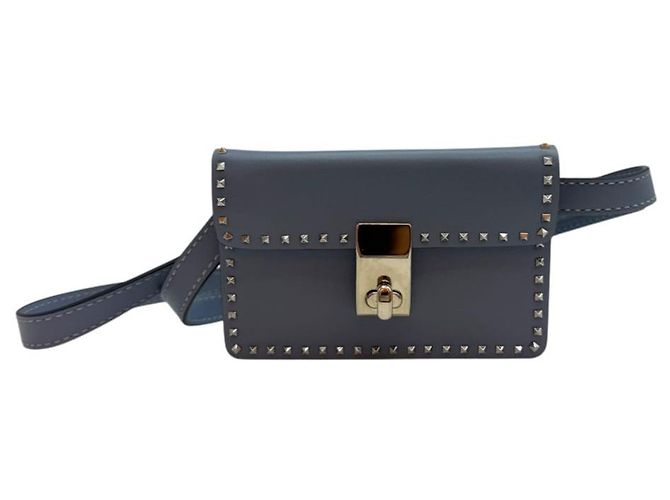 Valentino Mini Rockstud Mini Wallet Crossbody Sky Blue - Ansicht 2