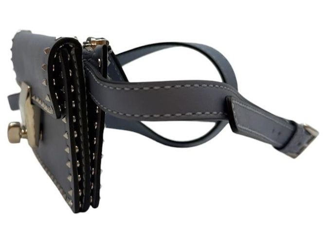 Valentino Mini Rockstud Mini Wallet Crossbody Sky Blue - Ansicht 3