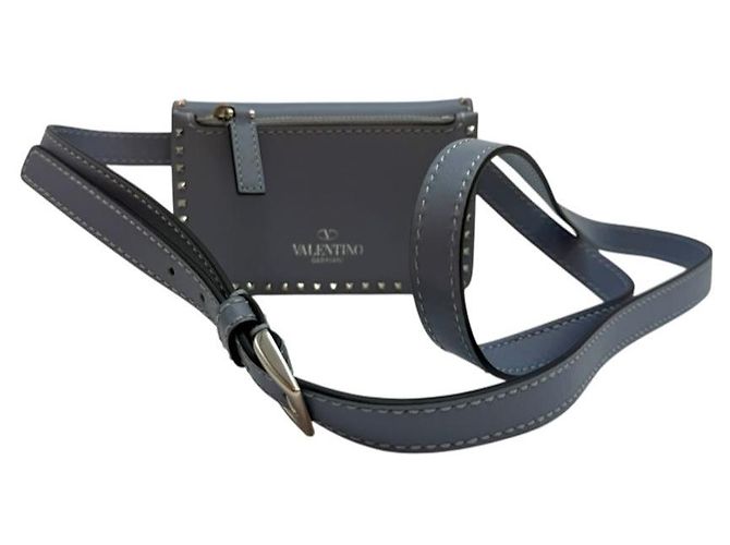 Valentino Mini Rockstud Mini Wallet Crossbody Sky Blue - Ansicht 4