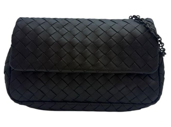 Bottega Veneta Intreccio Zipper Mini Crossbody Bag Black - view 2