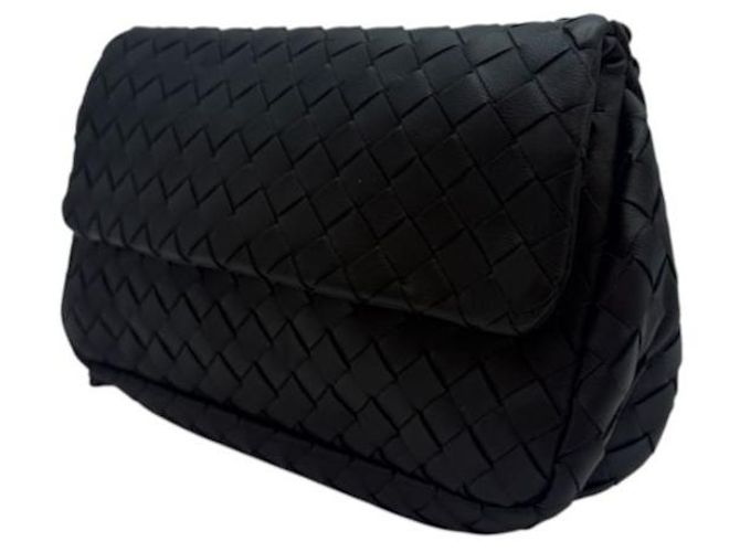 Bottega Veneta Intreccio Zipper Mini Crossbody Bag Black - view 3
