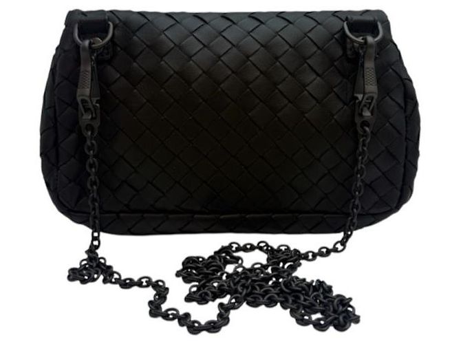 Bottega Veneta Intreccio Zipper Mini Crossbody Bag Black - view 4