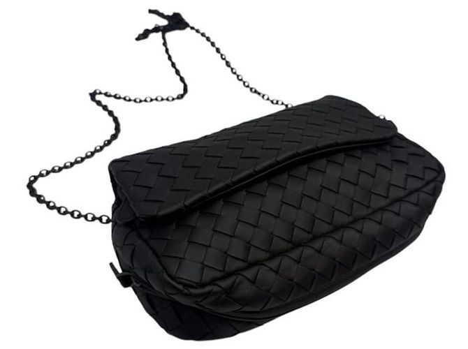 Bottega Veneta Intreccio Zipper Mini Crossbody Bag Black - view 5