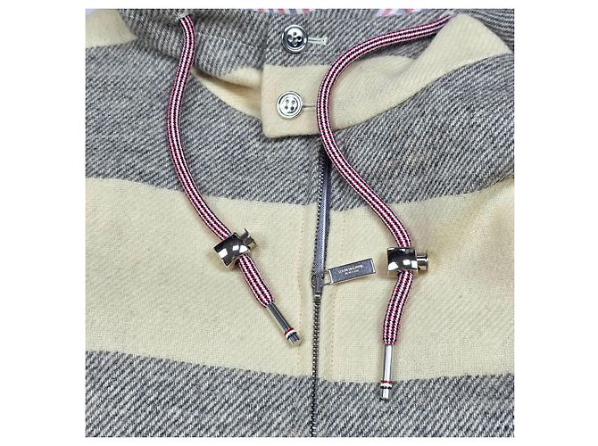 Thom Browne Casaco com capuz e braçadeiras com cordão - vista 4