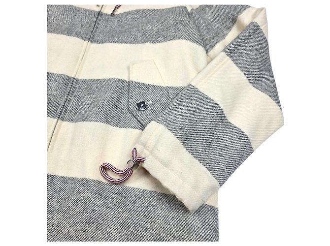 Thom Browne Casaco com capuz e braçadeiras com cordão - vista 5