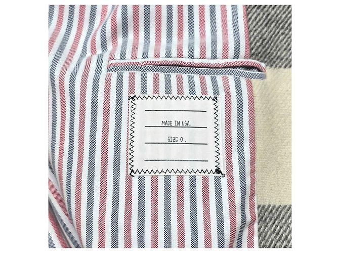 Thom Browne Casaco com capuz e braçadeiras com cordão - vista 7