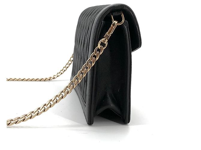 Miu Miu Borsa a tracolla Confidential Matelassé Gold Chain - vista 13