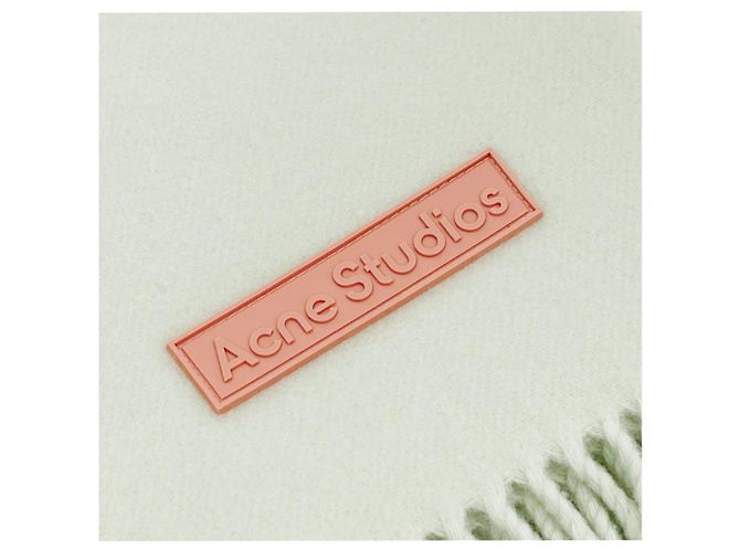 Acne Wollschal Pink Label Pale Green - Ansicht 4