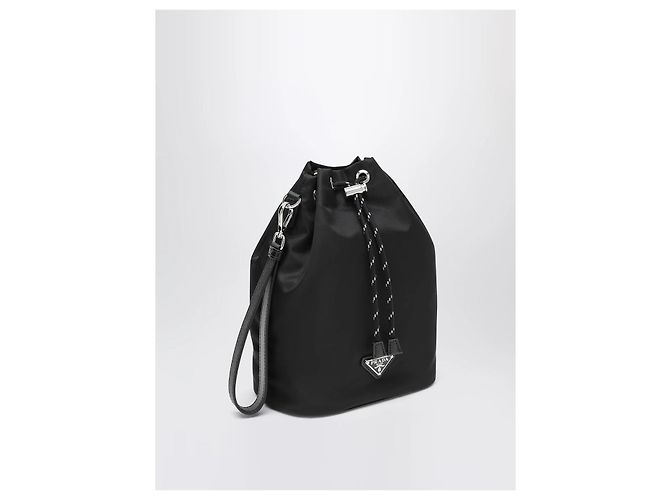 Prada Pouch Drawstring in Re-Nylon - vista 9