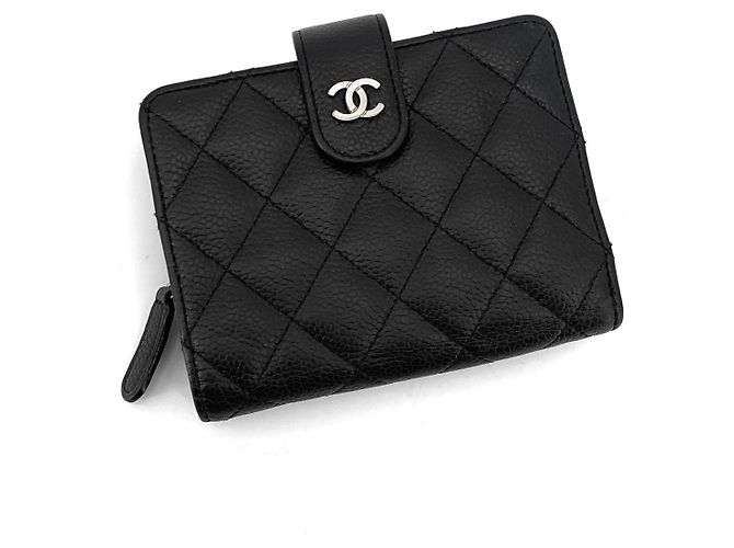 Chanel Caviar Silver Diary Wallet - view 2