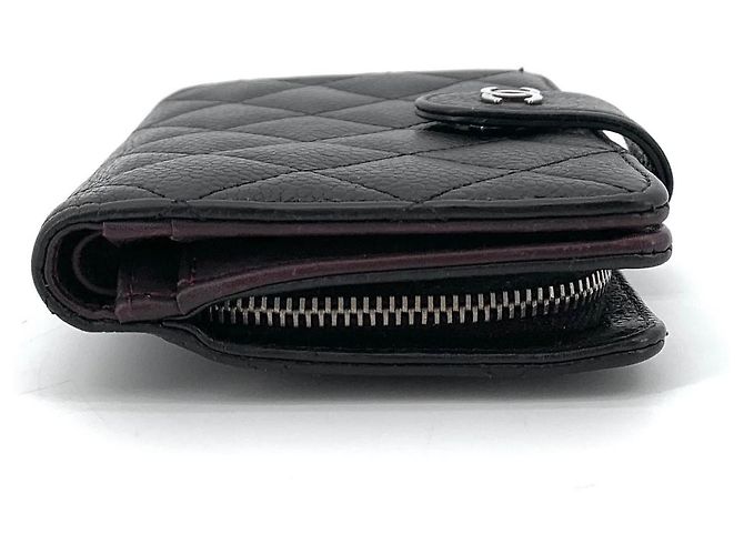 Chanel Caviar Silver Diary Wallet - view 4