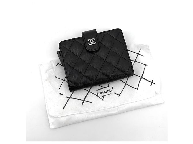 Chanel Caviar Silver Diary Wallet - view 8
