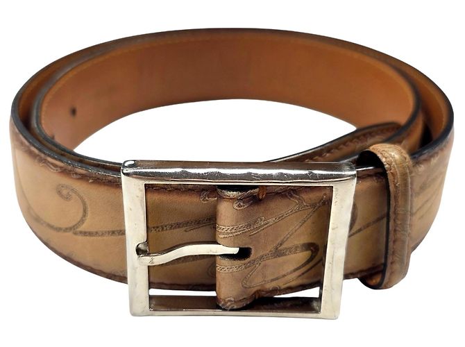 Berluti Ledergürtel Braun - Ansicht 2