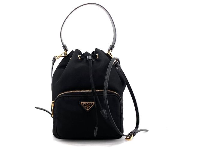 Prada Borsa a secchiello Pocono in Re-Nylon a tracolla - vista 2