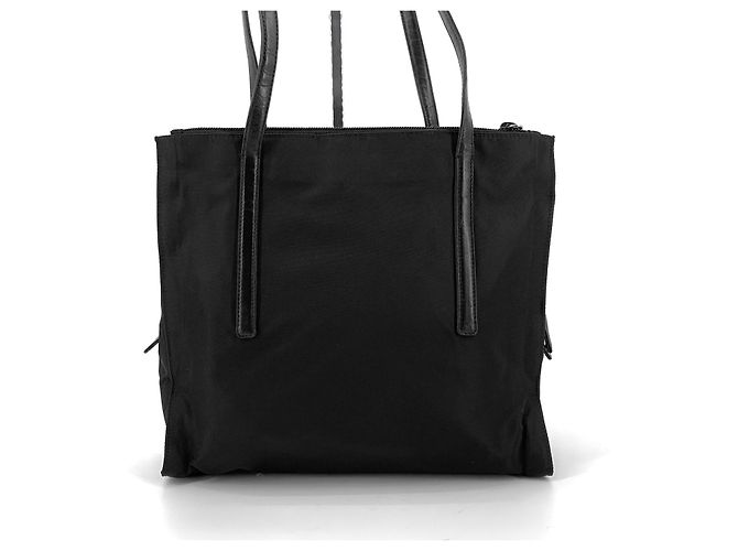 Prada Bolso de hombro de nailon con logotipo triangular - vista 11