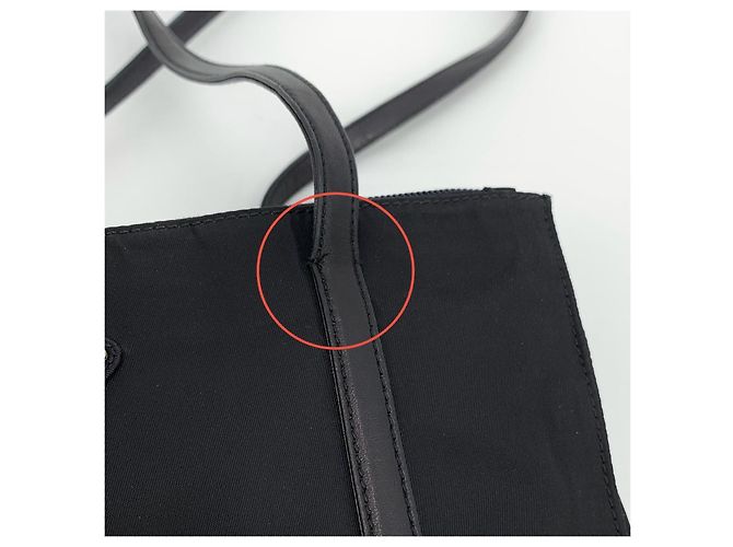 Prada Bolso de hombro de nailon con logotipo triangular - vista 16