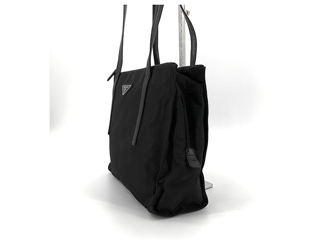 Prada Bolso de hombro de nailon con logotipo triangular - vista 4