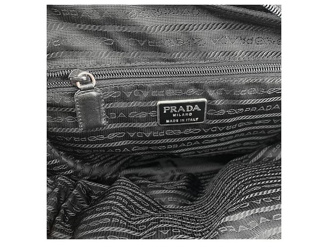 Prada Bolso de hombro de nailon con logotipo triangular - vista 7