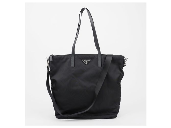 Prada Borsa Shopper Pocono da Donna Nero - vista 3
