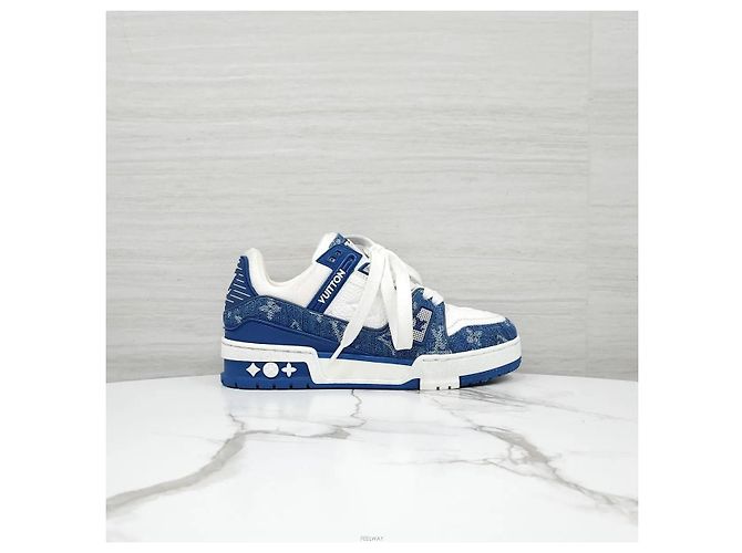 Louis Vuitton Sneakers Monogram Denim Blue - Ansicht 4