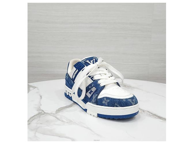 Louis Vuitton Sneakers Monogram Denim Blue - Ansicht 5