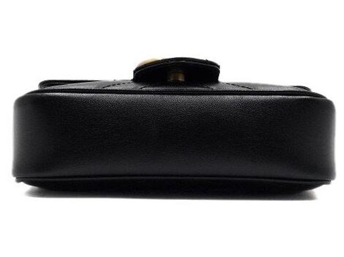 Gucci Borsa Super Mini Matelassé con catena dorata - vista 7