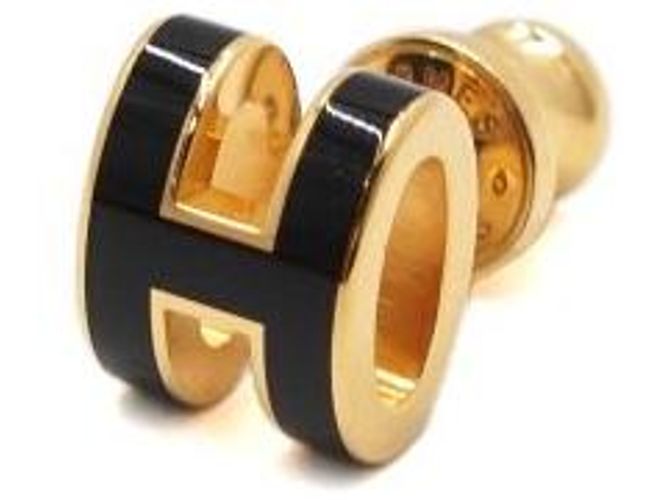 Hermès POP H Ohrringe Schwarz - Ansicht 3