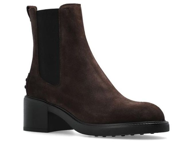 Botines de ante Tod's marrón oscuro - vista 3