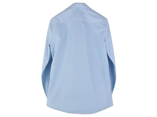 Gucci Camicia a righe in cotone con logo GG da donna - vista 2