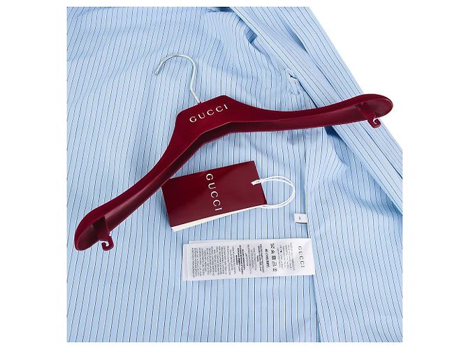 Gucci Camicia a righe in cotone con logo GG da donna - vista 6