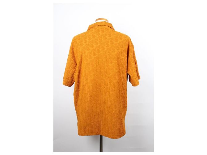 Dior T-shirt Polo in cotone terry Oblique XL - vista 3